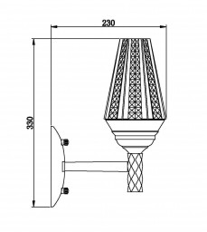 Бра Vele Luce VL1854W01