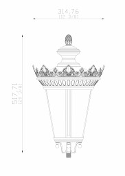 Садово-парковый светильник LD-Lighting LD-FL004