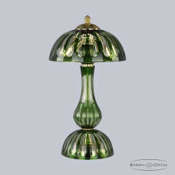 Настольная лампа Bohemia Ivele Crystal 1370L/3/25 G Clear-Green/H-1H