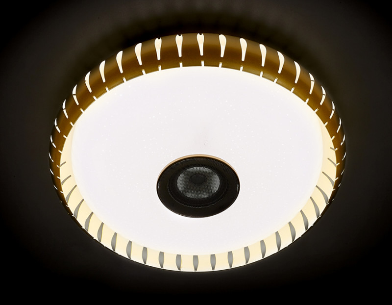 цена Накладной светильник Ambrella Light F789 GD 72W D500