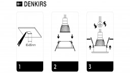 Встраиваемый светильник Denkirs DK3025-WH