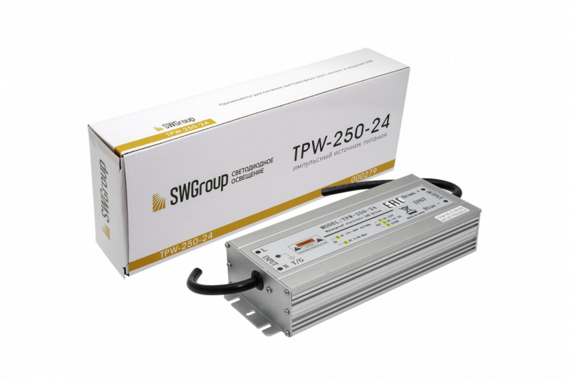 Блок питания для светодиодной ленты SWG TPW-250-24