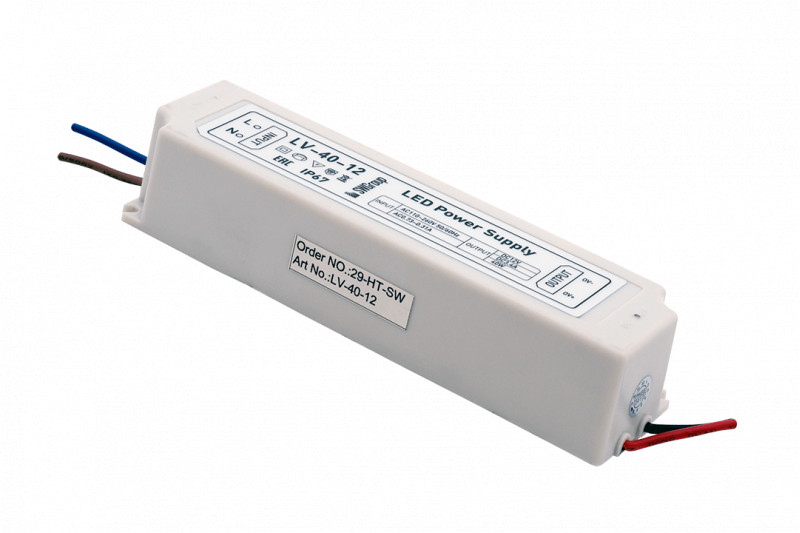 Блок питания для светодиодной ленты SWG LV-40-12 контроллер для светодиодной ленты rgb 72вт 144вт 01125