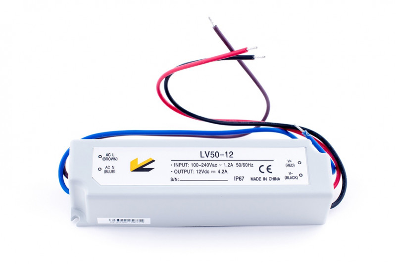 Блок питания для светодиодной ленты SWG LV-50-12