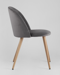 Стул Stool Group ZOMBA VELVET GREY