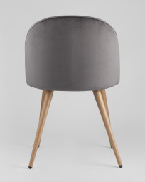 Стул Stool Group ZOMBA VELVET GREY