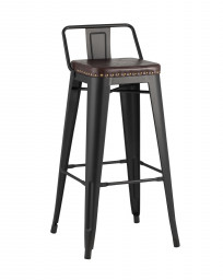 Стул Stool Group LF630A MATTE BLACK 3474+PU7005