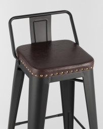 Стул Stool Group LF630A MATTE BLACK 3474+PU7005