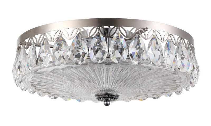 люстра на штанге crystal lux paola pl6 Накладная люстра Crystal Lux CANARIA PL6 D480 NICKEL