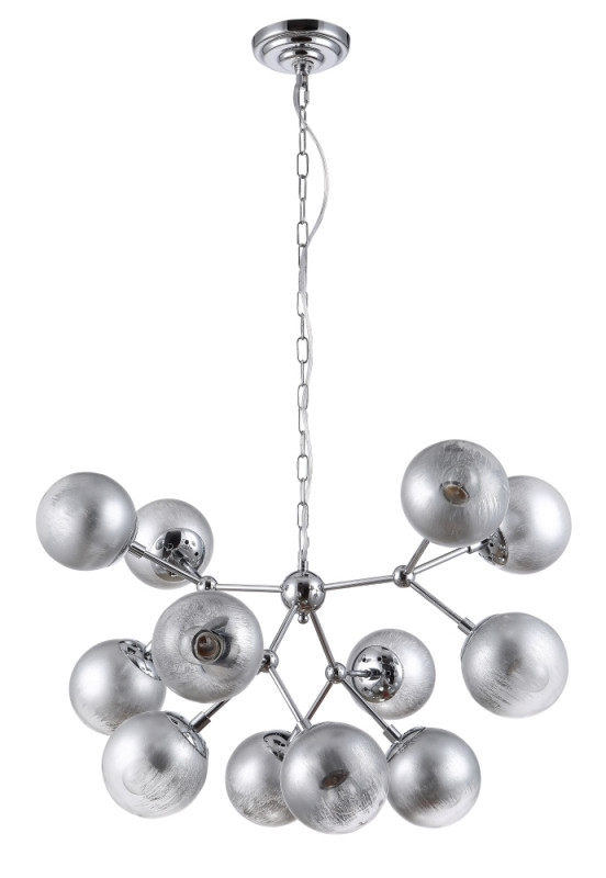 

Подвесная люстра Crystal Lux MEDEA SP12 CHROME, MEDEA SP12 CHROME