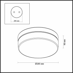 Бра Odeon Light 4680/18CL