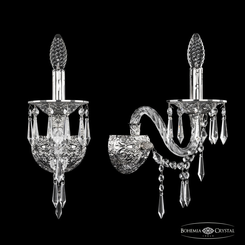 Бра Bohemia Ivele Crystal 16103B/1/165/XL Ni