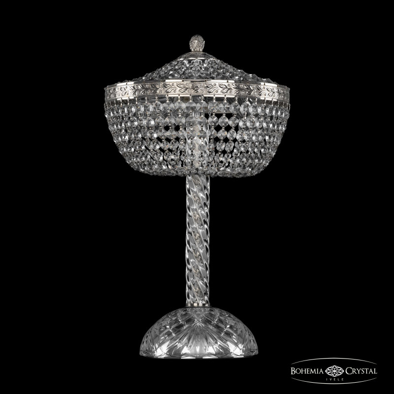 Настольная лампа Bohemia Ivele Crystal 19051L4/25IV Ni настольная лампа bohemia ivele crystal 19111l4 h 25iv ni