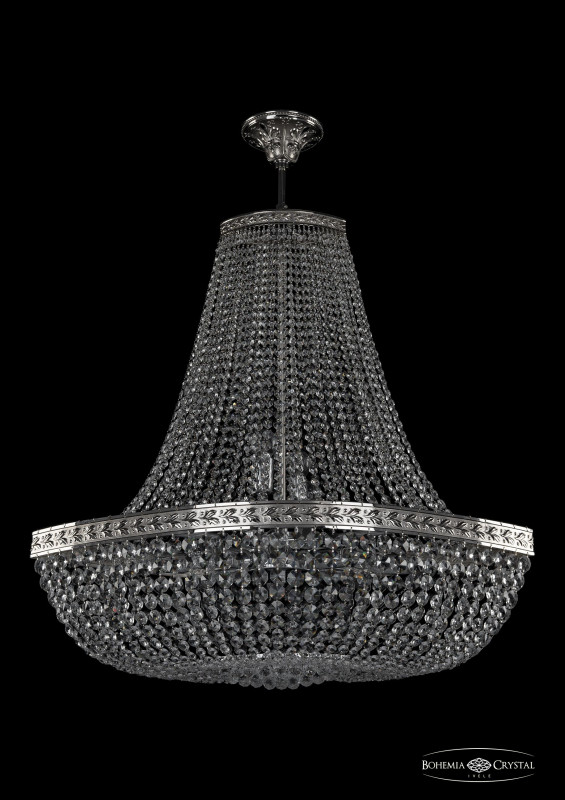 Люстра на штанге Bohemia Ivele Crystal 19283/H2/80IV Ni люстра на штанге bohemia ivele crystal 19283 60iv ni