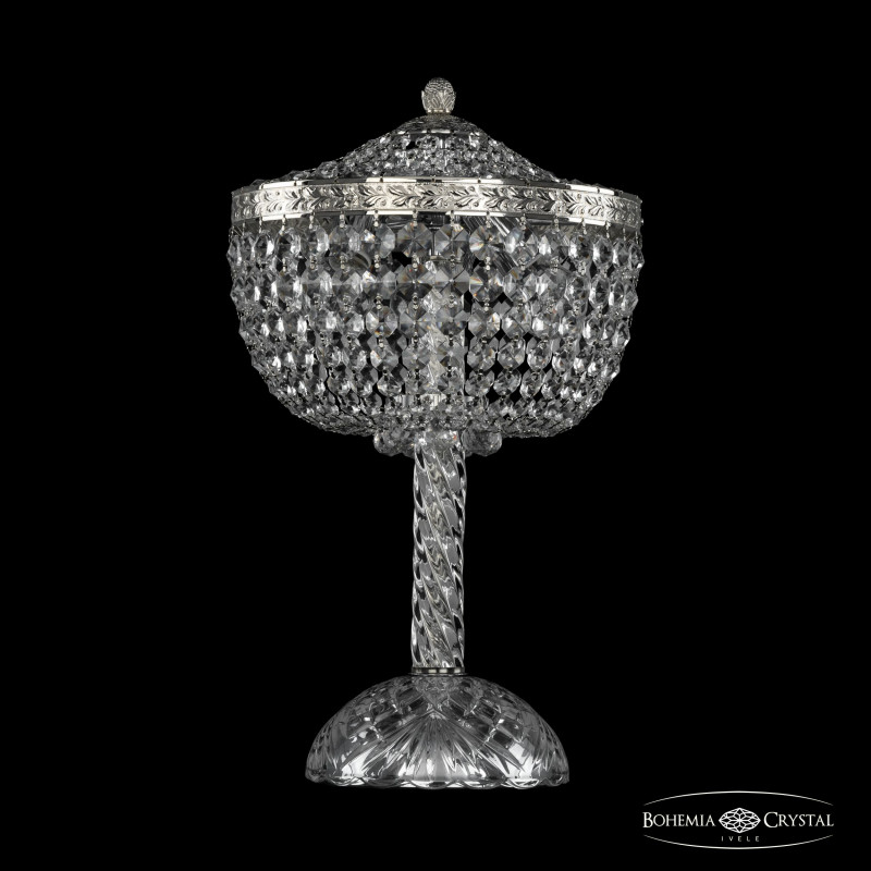 Настольная лампа Bohemia Ivele Crystal 19281L4/25IV Ni настольная лампа bohemia ivele crystal 19111l4 h 25iv ni