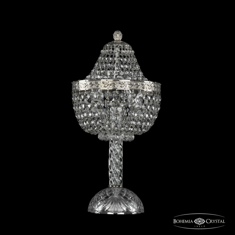 Настольная лампа Bohemia Ivele Crystal 19281L4/H/20IV Ni настольная лампа bohemia ivele crystal 19281l4 h 20iv ni