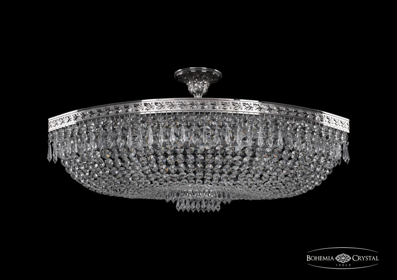 люстра на штанге bohemia ivele crystal 19323 h2 80iv ni Люстра на штанге Bohemia Ivele Crystal 19273/90IV Ni