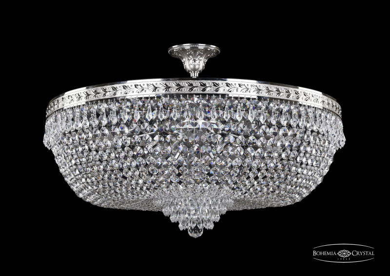 Люстра на штанге Bohemia Ivele Crystal 19271/80IV Ni люстра на штанге bohemia ivele crystal 19271 35iv gw