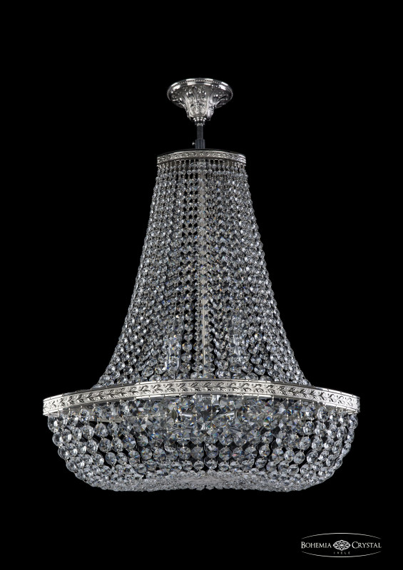 Люстра на штанге Bohemia Ivele Crystal 19113/H2/55IV Ni люстра на штанге bohemia ivele crystal 19113 h2 45iv ni