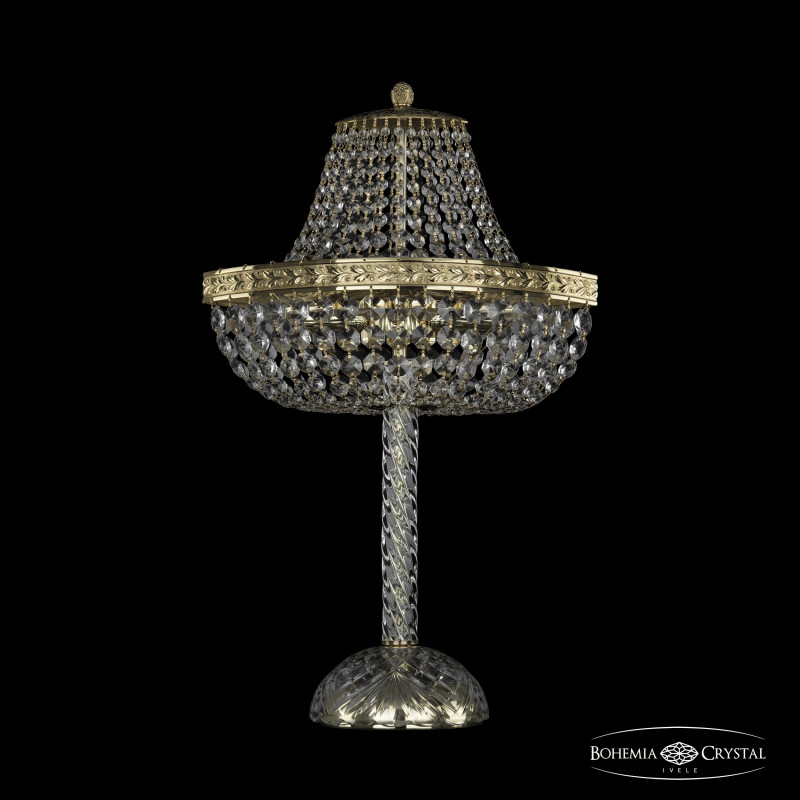 Настольная лампа Bohemia Ivele Crystal 19113L4/H/35IV G декоративная настольная лампа bohemia ivele 1413l 6 141 39 g