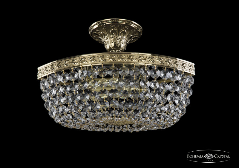 Люстра на штанге Bohemia Ivele Crystal 19113/35IV G потолочный светильник bohemia ivele crystal 1402 5 160 g e14 40 вт