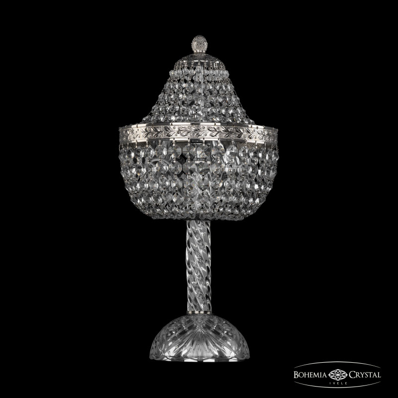 Настольная лампа Bohemia Ivele Crystal 19111L4/H/20IV Ni настольная лампа bohemia ivele crystal 19111l4 h 25iv ni