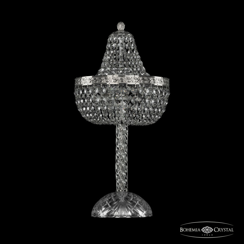 Настольная лампа Bohemia Ivele Crystal 19111L4/H/25IV Ni настольная лампа bohemia ivele crystal 19272l4 h 25iv g