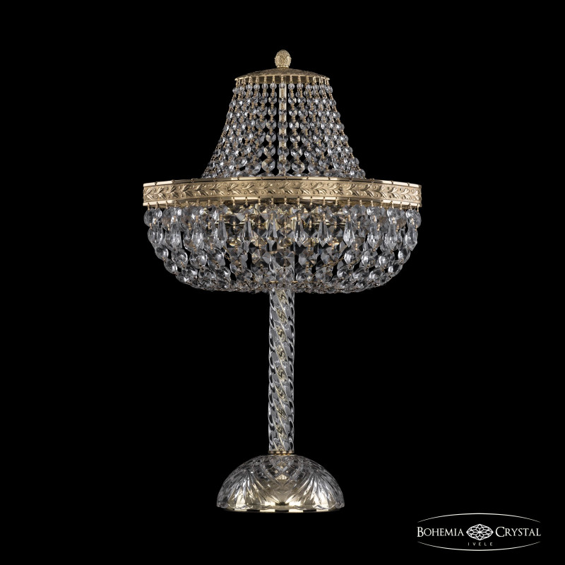 Настольная лампа Bohemia Ivele Crystal 19013L4/H/35IV G декоративная настольная лампа bohemia ivele 1413l 6 141 39 g