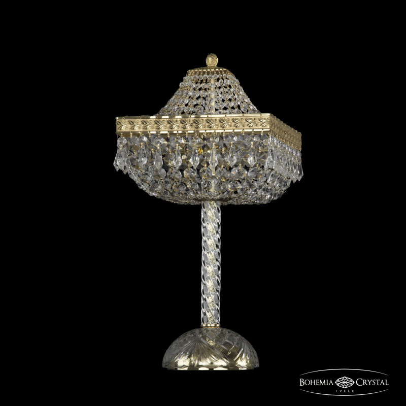 Настольная лампа Bohemia Ivele Crystal 19012L4/H/25IV G декоративная настольная лампа bohemia ivele 1413l 6 141 39 g