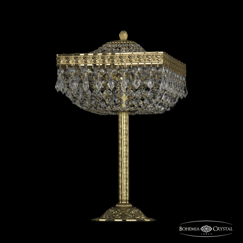 Настольная лампа Bohemia Ivele Crystal 19012L6/25IV G декоративная настольная лампа bohemia ivele 1413l 6 141 39 g