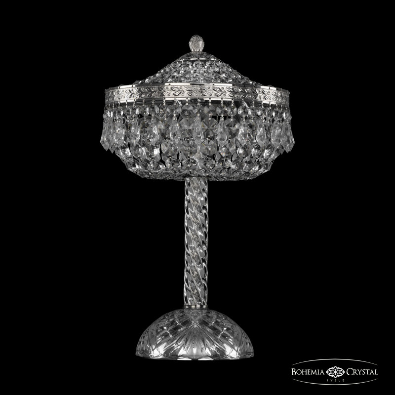 Настольная лампа Bohemia Ivele Crystal 19011L4/25IV Ni настольная лампа bohemia ivele crystal 19111l4 h 25iv ni