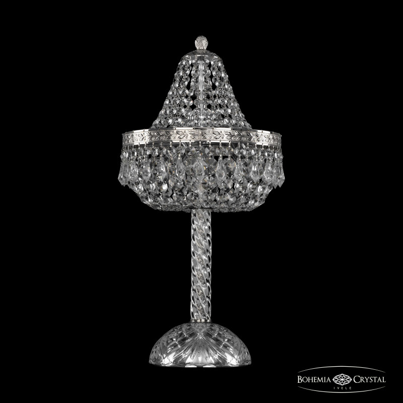 Настольная лампа Bohemia Ivele Crystal 19011L4/H/25IV Ni настольная лампа bohemia ivele crystal 19111l4 h 25iv ni