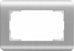 Рамка Werkel WL12-Frame-01-DBL (серебряный)