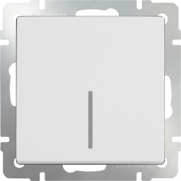 Выключатель Werkel WL01-SW-1G-2W-LED (белый)
