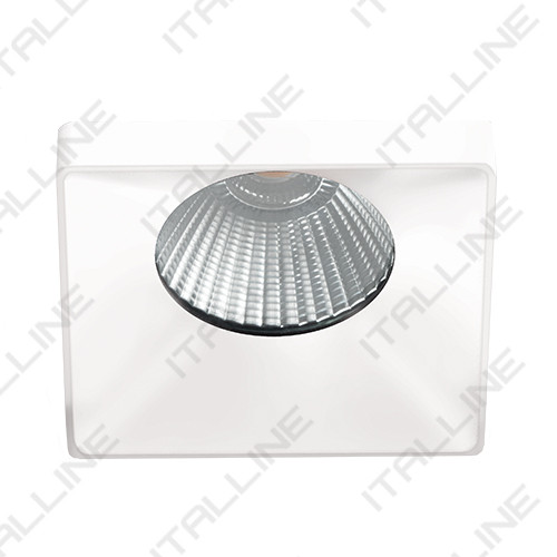 Встраиваемый светильник ITALLINE HAN SOLO white информационная розетка intro 430303 rj45 су solo алюминий б0043384