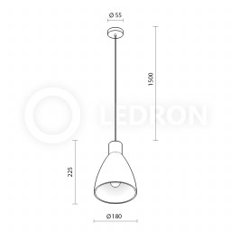 Подвесной светильник LeDron 2507B