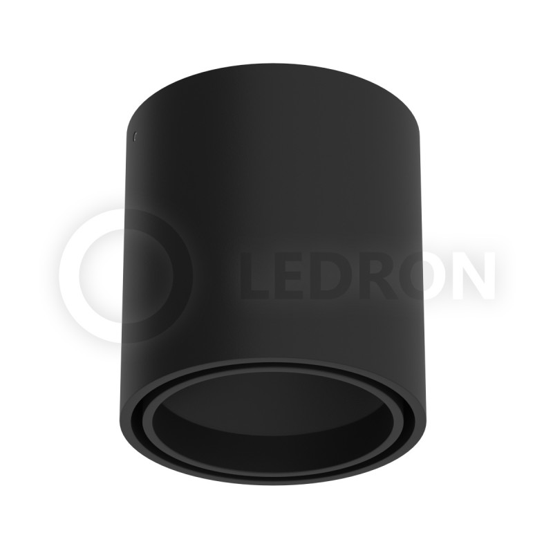 Накладной светильник LeDron KEA R ED GU10 Black светильник fametto dlc s604 gu10 black sotto