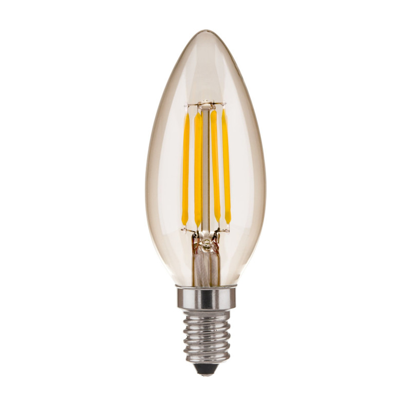Светодиодная лампа Elektrostandard Свеча BL131 7W 4200K E14 (C35 прозрачный) светодиодная лампа elektrostandard свеча на ветру bl130 7w 4200k e14 cw35 прозрачный
