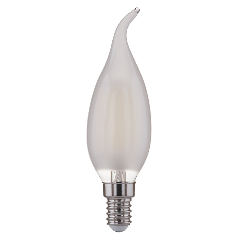 Светодиодная лампа Elektrostandard Свеча на ветру BL112 7W 4200K E14 (белый матовый) лампа светодиодная филаментная feron e14 9w 2700k свеча на ветру прозрачная lb 74 25960