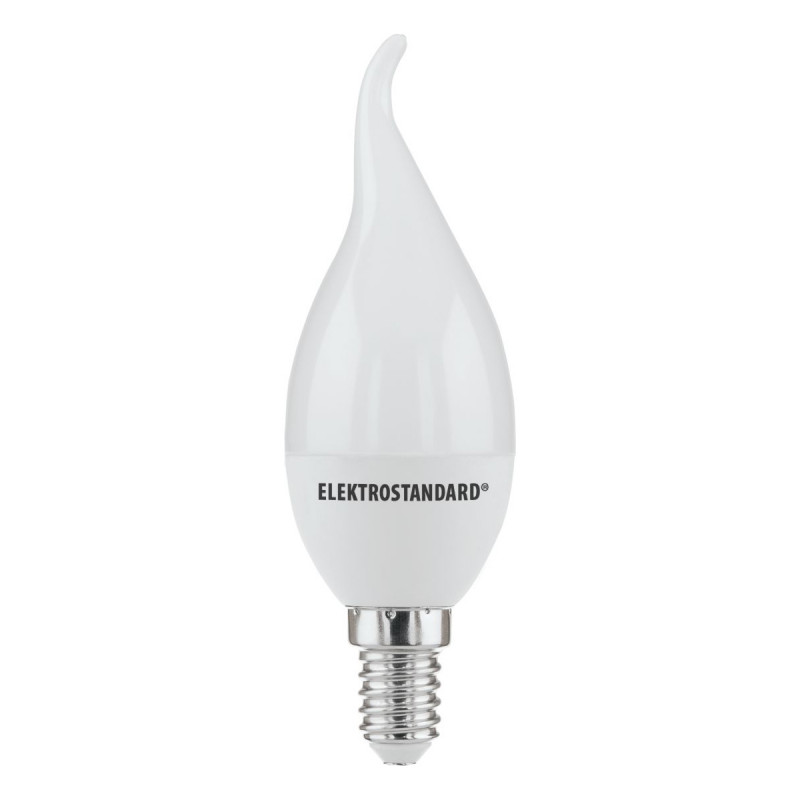 Светодиодная лампа Elektrostandard Свеча на ветру СDW LED D 6W 6500K E14 лампа светодиодная филаментная rev tc37 e27 5w 2700k deco premium свеча на ветру 32426 3