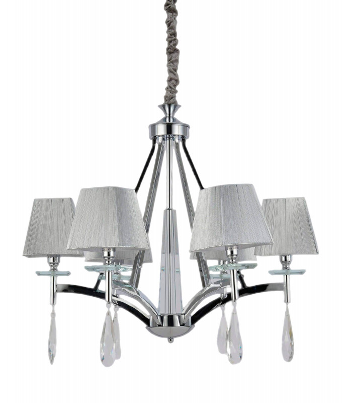 Подвесная люстра Lumina Deco LDP 1240-6 CHR подвесная люстра lumina deco glamour ldp 66247 6 wt chr