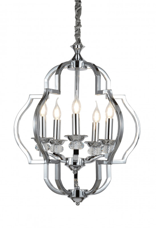 Подвесная люстра Lumina Deco LDP 17078-5 CHR подвесная люстра lumina deco glamour ldp 66247 6 wt chr