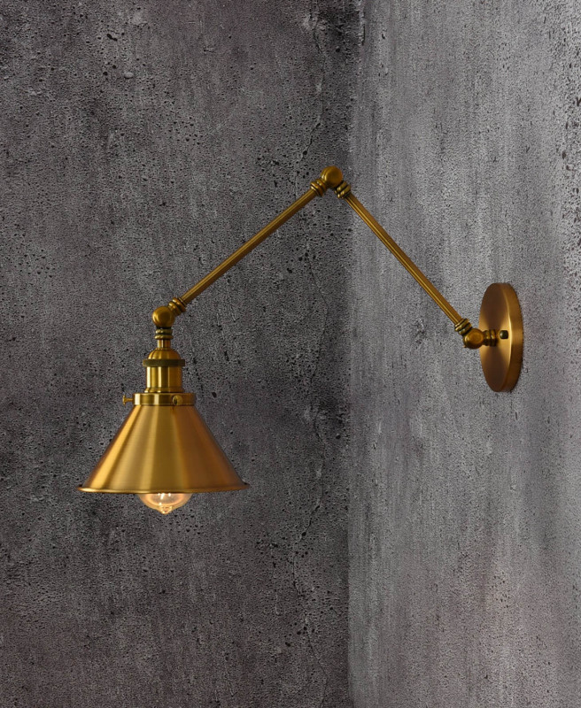 Бра Lumina Deco LDW B005-2 BRASS