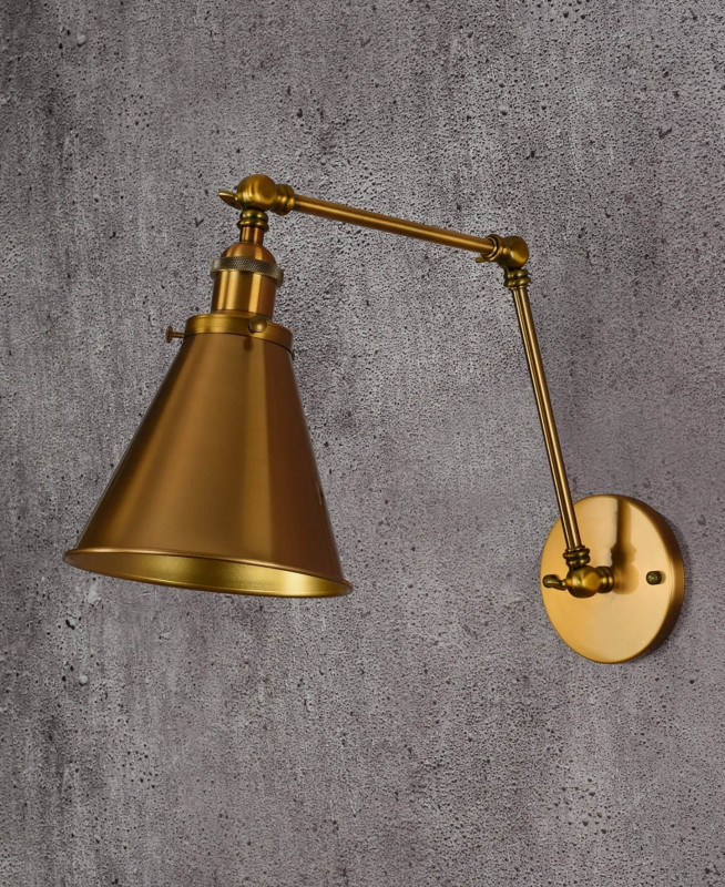 Бра Lumina Deco LDW B007-2 BRASS