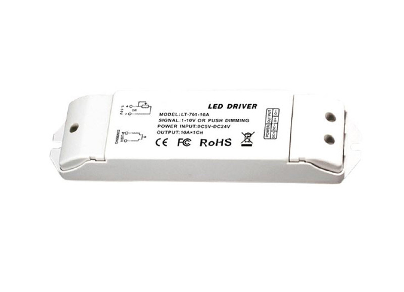 Контроллер Donolux LT-701-12A 0/1-10V 0 1 10v dimming driver 0 1 10v or push dim signal input cv pwm output 12v 24v 6a 10a led controller for led lights