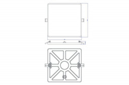 Влагозащищенный светильник Donolux DL20091SQ27W1W IP44