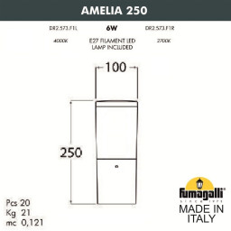 Садово-парковый светильник Fumagalli DR2.573.000.WYF1R