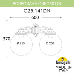 Светильник настенный Fumagalli G25.141.000.WYF1RDN