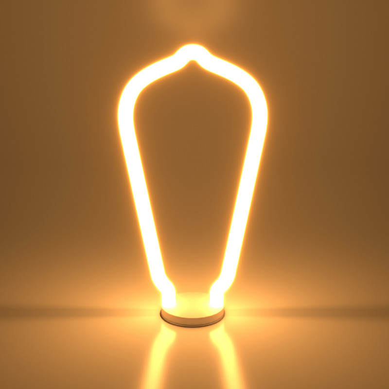 Светодиодная лампа Elektrostandard Decor filamet 4W 2700K E27 ST64 белый матовый (BL158) лампа gauss led filament bulbless st64 milky e27 4w 330 лм 2700k 64x165мм