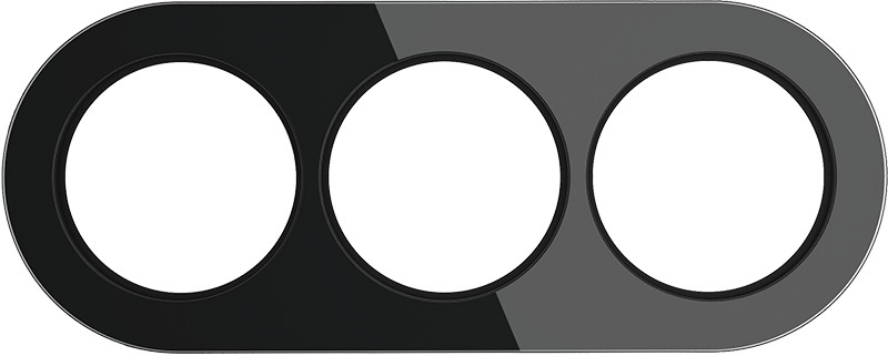 цена Рамка Werkel WL21-frame-03 (Черный)